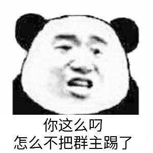 你这么叼怎么不把群主踢了