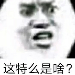 这特么是啥？