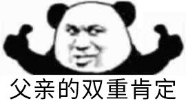 父亲的双重肯定