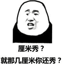 厘米秀？就那几厘米你还秀？