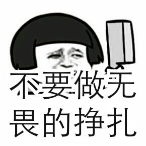 不要做无畏的挣扎