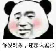 你没对象，还那么嚣张