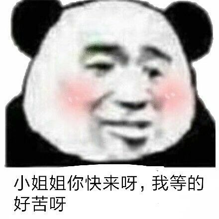 小姐姐你快来呀，我等的好苦呀