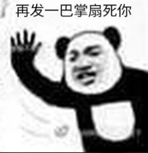 再发一巴掌扇死你