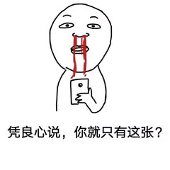 凭良心说，你就只有这张？