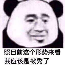 照目前这个形势来看，我应该是被秀了