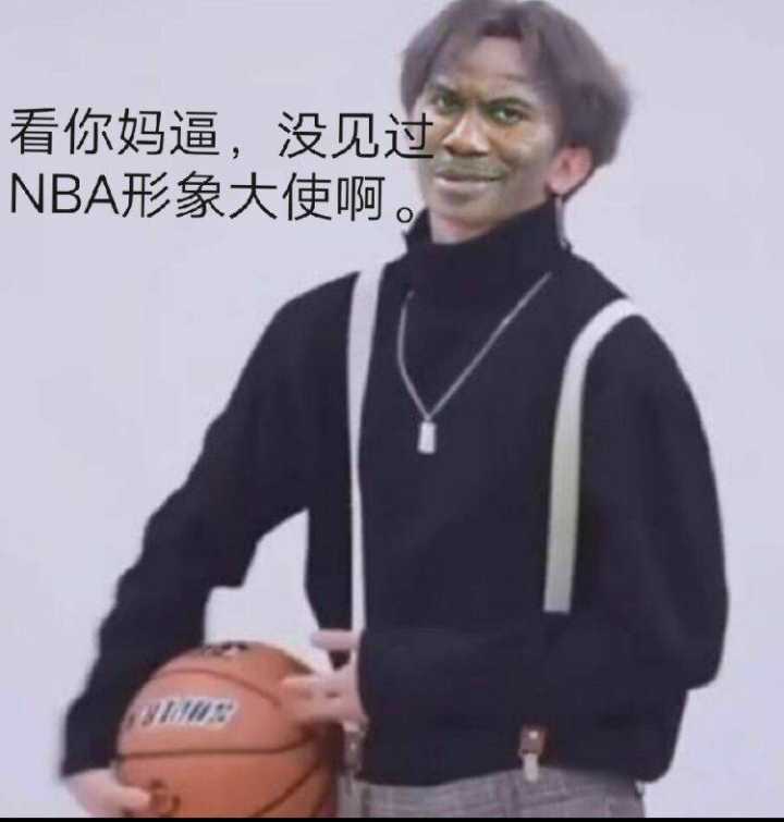 看你妈逼，没见过NBA形象大使啊