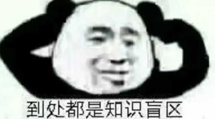 到处都是知识盲区