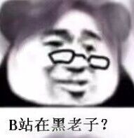 B站在黑老子？