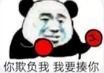 你欺负我我要揍你
