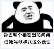 你去整个钢铁烈阳问问，谁他妈敢和我这么说话