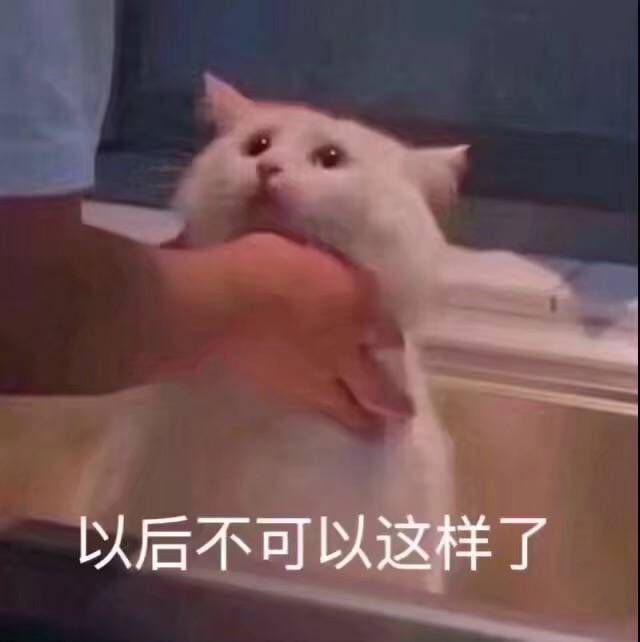 以后不可以这样了