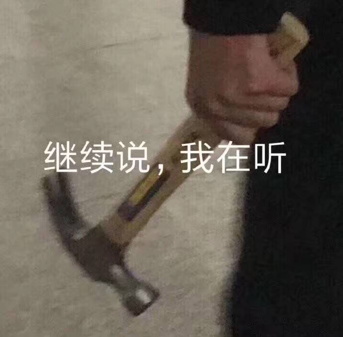 继续说，我在听