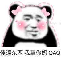 傻逼东西我草你妈QAQ