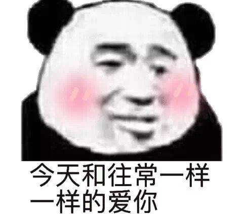 今天和往常一样洋的爱你