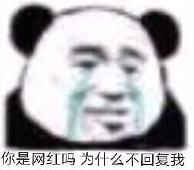 你是网红吗？为什么不回复我