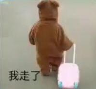 我走了