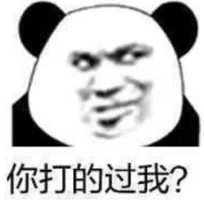 你打的过我？