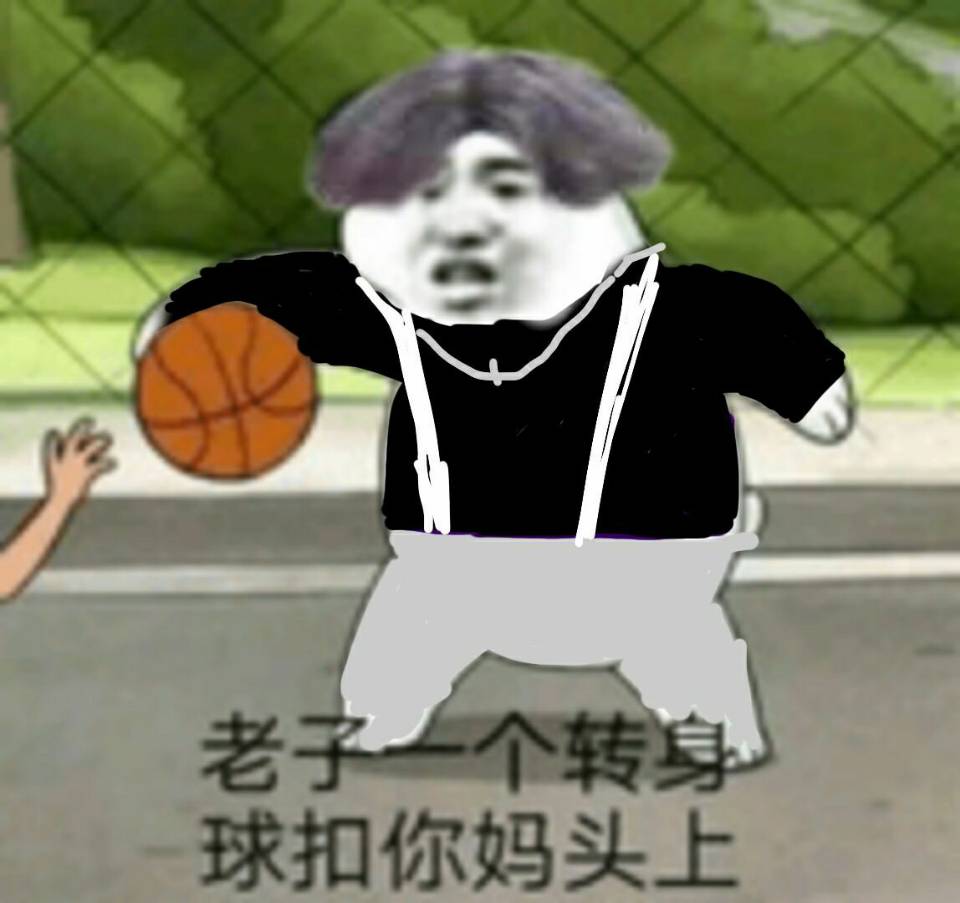 老子个转身球扣你妈头上
