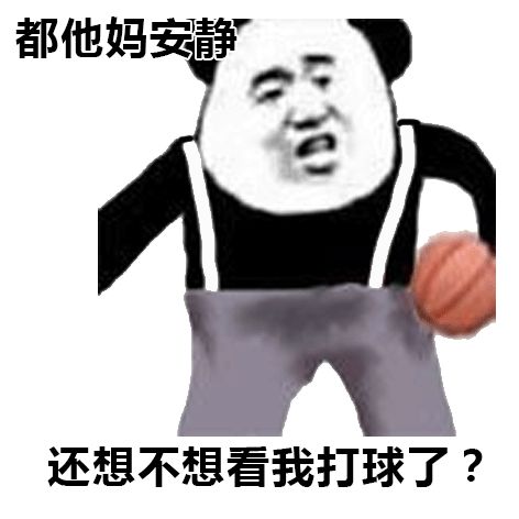 都他妈安静，还想不想看我打球了？