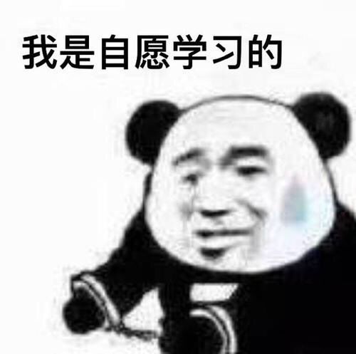 我是自愿学习的