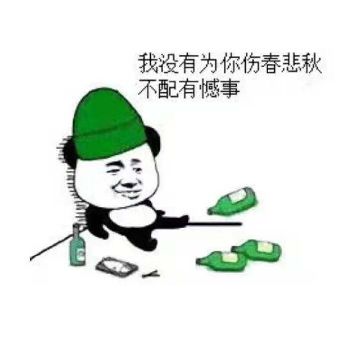 我没有为你伤春悲秋不配有憾事