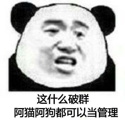 这什么破群阿猫阿狗都可以当管理