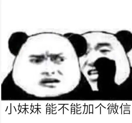 小妹妹能不能加个微信