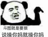 斗图就是要狠，说操你妈就操你妈