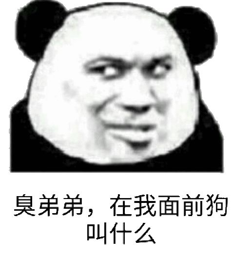 臭弟弟，在我面前狗叫什么