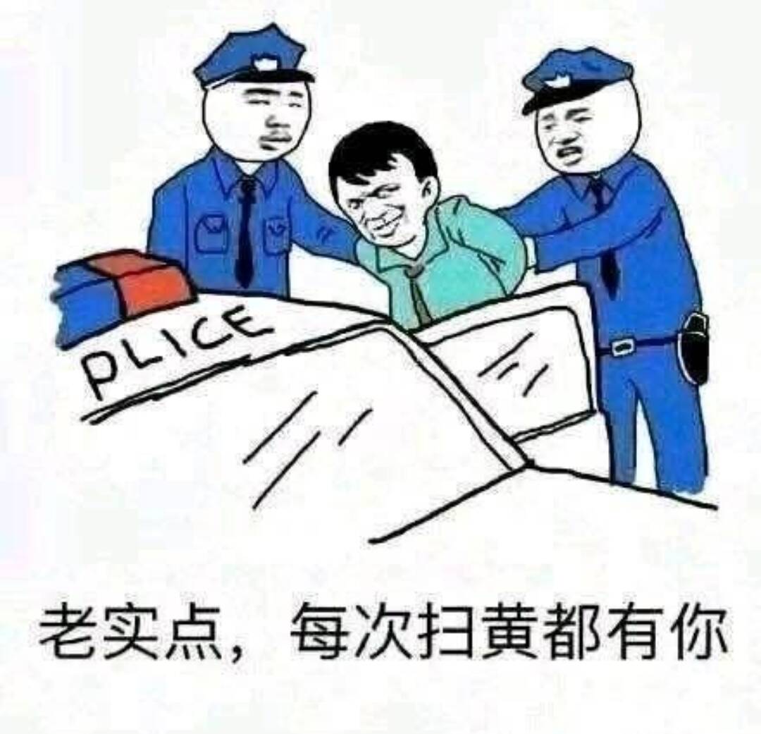 老实点，每次扫黄都有你