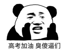 高考加油，臭傻逼们