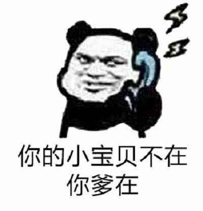 你的小宝贝不在你爹在