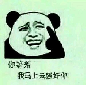 你等着我马上去强奸你