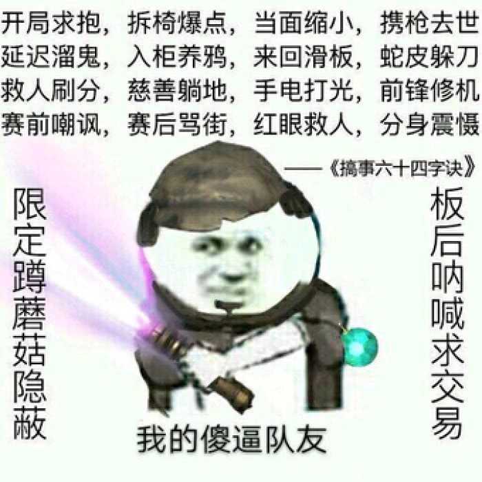 我的傻逼队友