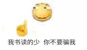 我书读的少你不要骗我