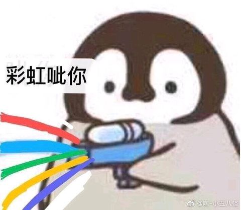 彩虹呲你