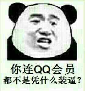 你连QQ会员都不是，凭什么装逼？