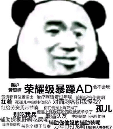 荣耀级暴躁AD