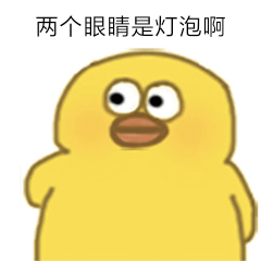 两个眼睛是灯泡啊