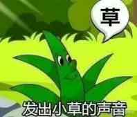 发出小草的声音