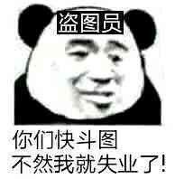 盗图员你们快斗图，不然我就失业了！