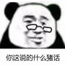 你这说的什么猪话