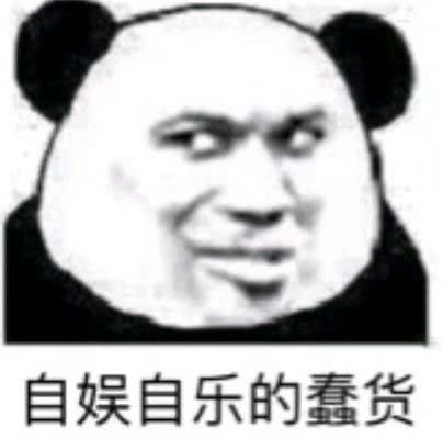 自娱自乐的蠢货