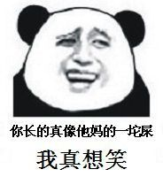 你长的真像他妈的像一堆屎，我真想笑