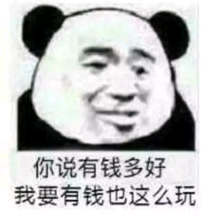 你说有钱多好，我要有钱也这么玩