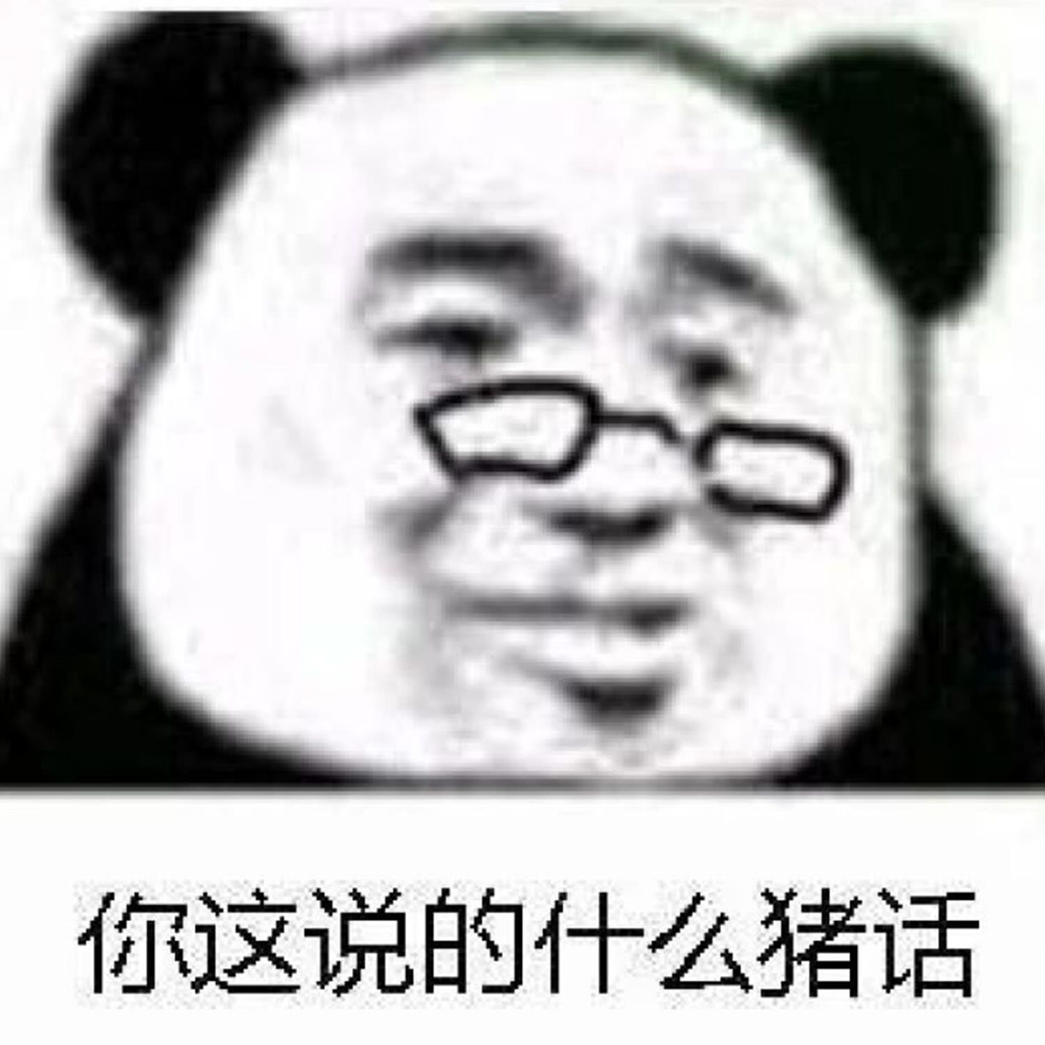 你这说的什么猪话