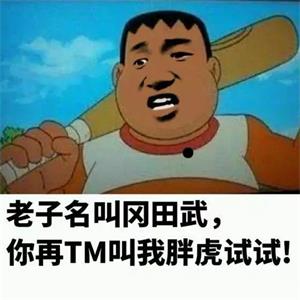 老子名叫冈田武，你再TM叫我胖虎试试