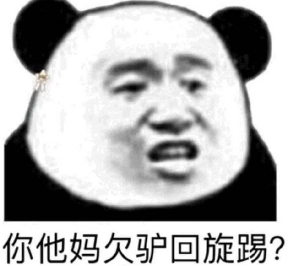 你他妈欠驴回旋踢？