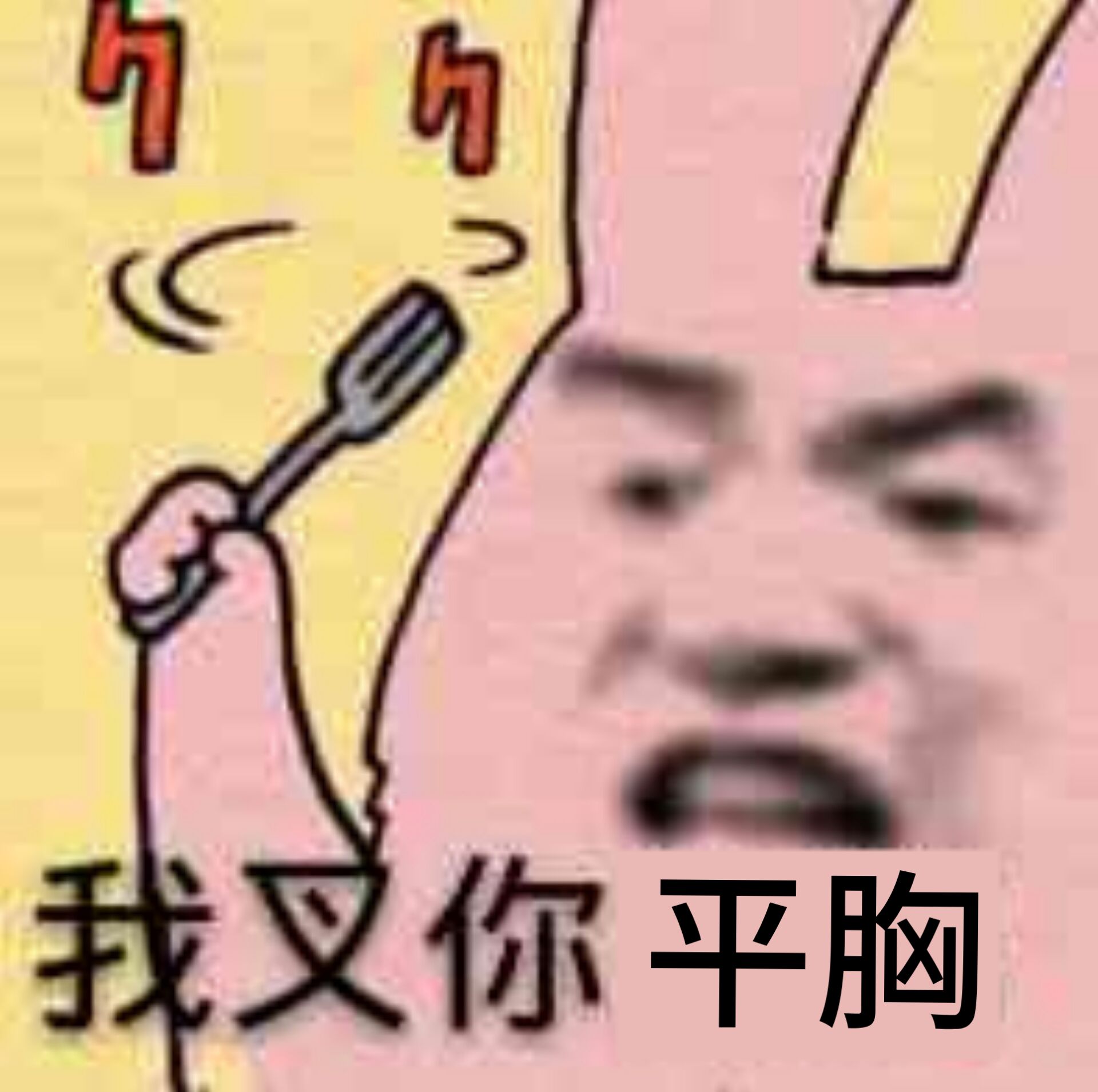 我叉你平胸